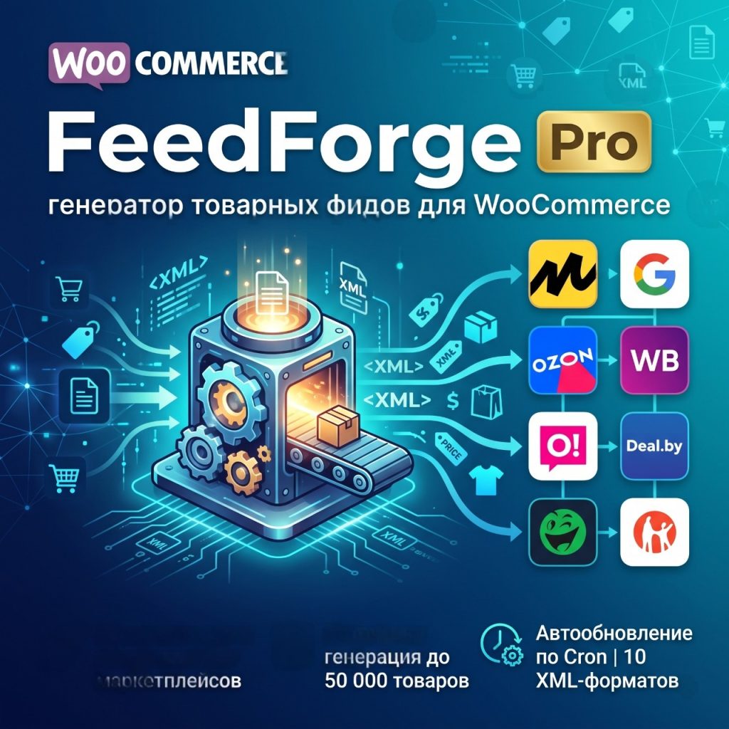 FeedForge Pro — генератор товарных фидов для WooCommerce
